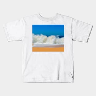 Blue ocean waves Kids T-Shirt